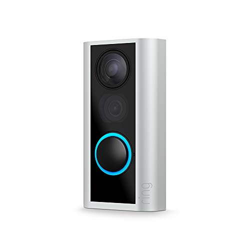 Ring Door View Cam | Video-Türklingel, die Ihren Türspion durch ein 1080p-HD-Video mit Gegensprechfunktion ersetzt | Für Türenstärke 34mm bis 55mm | Mit 30-tägigem Testzeitraum für Ring Protect