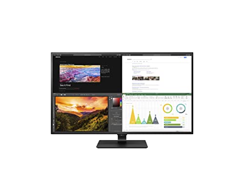 LG 43UN700-B 107,98 cm (42,51 Zoll) UHD 4K IPS Monitor (4X HDMI, USB Type-C, Display Port, HDR), Schwarz