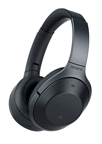 Sony MDR-1000X kabelloser High-Resolution Kopfhörer (Noise Cancelling, Sense Engine, NFC, Bluetooth, bis zu 20 Stunden Akkulaufzeit) schwarz