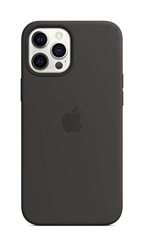 Apple Silikon Case mit MagSafe (für iPhone 12 Pro Max) - Schwarz