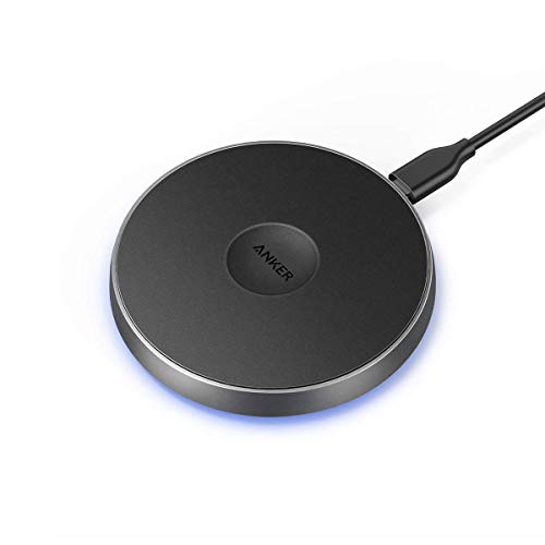 Anker PowerTouch 10 (10W) Wireless Charger Qi Ladegerät für Samsung Galaxy S8 S7 / S6 / Edge Note 8, iPhone 8 / iPhone 8 Plus/iPhone X, Nexus, HTC, LG und alle Anderen Qi-fähigen Geräte