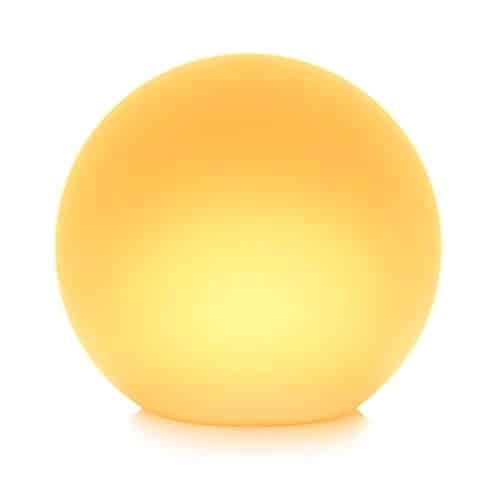 Eve Flare - Tragbare smarte LED-Kugelleuchte (Deutsche Markenqualität), wasserbeständig, weißes & farbiges Licht, 90 lm, Ø 25 cm, dimmbar, keine Bridge nötig, Bluetooth, App-Steuerung (Apple HomeKit)