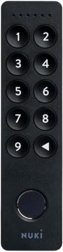 Nuki Keypad 2, Tür mit Code oder Fingerprint schnell und komfortabel öffnen, perfektes Zubehör für Nuki Smart Lock, Bluetooth