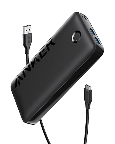 Anker 335 Powerbank (PowerCore 20K), 20W externer Akku mit USB-C Ladeleistung, Kompatibel mit iPhone 13/12 Series, Galaxy, iPad Pro, AirPods, Apple Watch und mehr