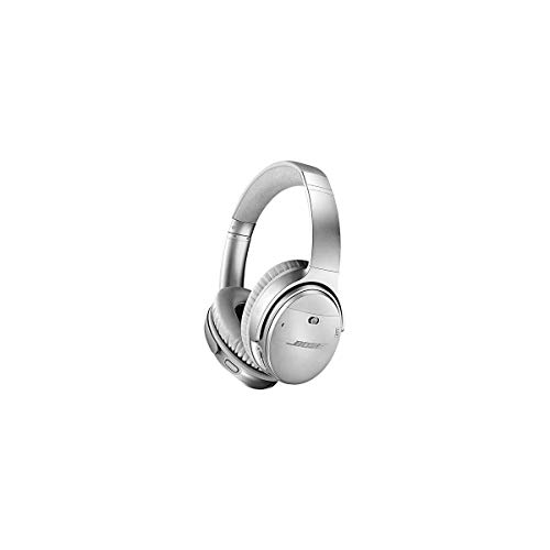 Bose QuietComfort 35 Wireless Headphones II – Kabellose Noise-Cancelling-Kopfhörer mit Bluetooth im Over-Ear-Design mit Integriertem Mikrofon und Alexa-Sprachsteuerung, Silber