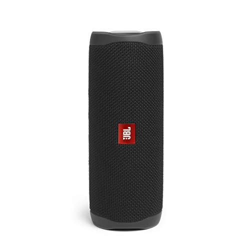 JBL Flip 5 Bluetooth Box (Wasserdichter, portabler Lautsprecher mit umwerfendem Sound, bis zu 12 Stunden kabellos Musik abspielen) schwarz