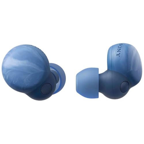 Sony LinkBuds S Truly Wireless Noise Cancelling Headphones - Bluetooth® Multipoint Connection - Bis zu 20 Stunden Akkulaufzeit mit Ladecase - Optimiert für Alexa - Integriertes Mikrofon – Earth Blue