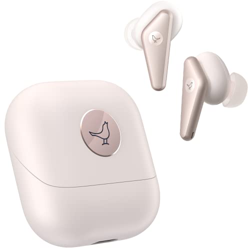 Libratone AIR+ (2. Gen) True Wireless In-Ear Kopfhörer mit Smarter Geräuschunterdrückung (24h Akku, ANC, Noise Cancelling, Smart Audio Tuning, IP54, Bluetooth 5.2) weiß/Gold