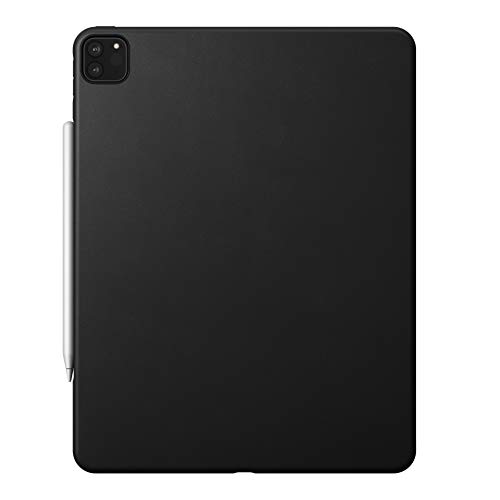 NOMAD Modern Case robuste Schutzhülle aus hochwertigem Echtleder kompatibel mit dem iPad Pro 12,9-Zoll in schwarz