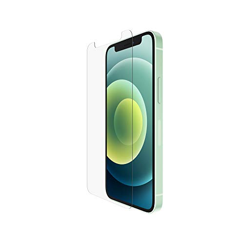 Belkin iPhone 12 mini Displayschutz TemperedGlass antimikrobiell mit Sichtschutz (reduziert Bakterien um bis zu 99 %)