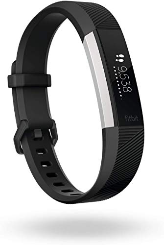Fitbit Alta HR Activity & Fitness Tracker with Heart Rate, 7 Day Battery & Sleep Tracking - Black, Large (6.7-8.1 in)