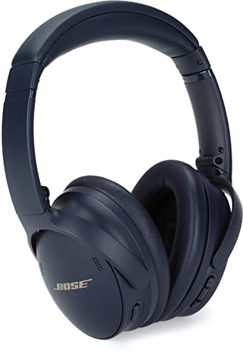 Bose QuietComfort 45 kabellose Noise-Cancelling-Bluetooth-Kopfhörer, Mikro, Einheitsgröße, Mitternachtsblau [Exklusiv bei Amazon]