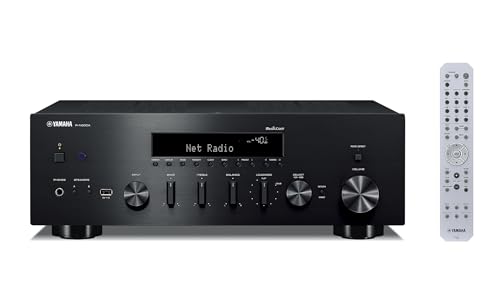 Yamaha R-N600A Network Receiver - schwarz - modernste ToP-Art-Struktur und Pure Direct-Modus - MusicCast - Sabre ES9010K2M 384 kHz, 32-Bit-DAC