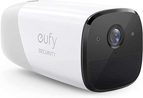 eufy Security eufyCam 2, zusätzliche kabellose Sicherheitskamera, für HomeBase 2, 365 Tage Akkulaufzeit, HD Übertragung mit 1080p, ohne monatliche Gebühren