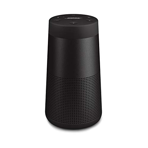 Bose SoundLink Revolve (Serie II) Bluetooth speaker – Tragbarer, wasserabweisender kabelloser Lautsprecher mit 360°-Klang, Schwarz