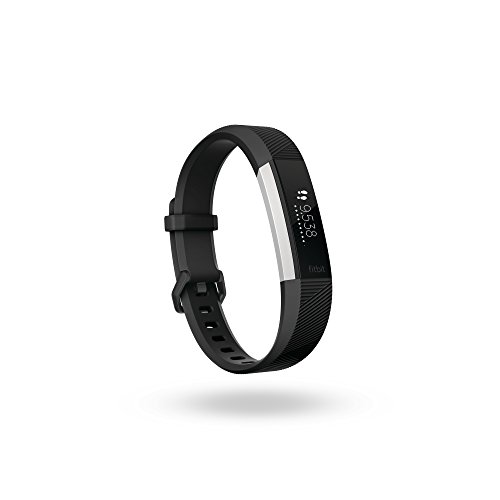 Fitbit Alta HR Armband zur Herzfrequenz- und Fitnessaufzeichnung, Schwarz, L