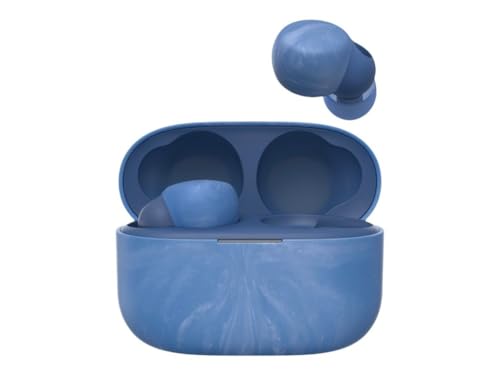 Sony LinkBuds S Truly Wireless Noise Cancelling Headphones - Bluetooth® Multipoint Connection - Bis zu 20 Stunden Akkulaufzeit mit Ladecase - Optimiert für Alexa - Integriertes Mikrofon – Earth Blue