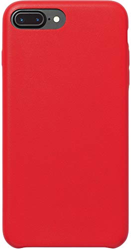 Amazon Basics schmale PU Hülle/Case für iPhone 7 Plus Rot