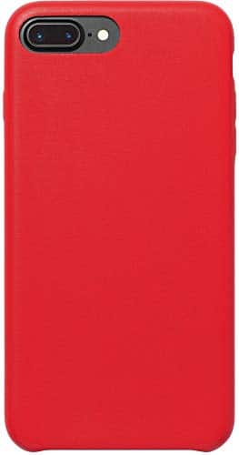 AmazonBasics schmale PU Hülle/Case für iPhone 7 Plus Rot