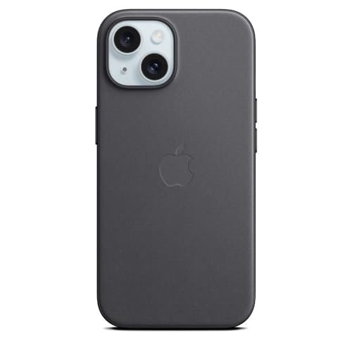 Apple iPhone 15 Feingewebe Case mit MagSafe – Schwarz ​​​​​​​