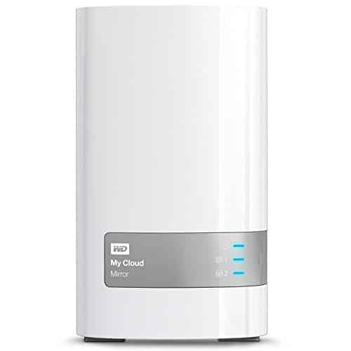 Western Digital 4TB (2x2TB) My Cloud Mirror Gen 2, NAS 2 Bay, Persönlicher Cloud Speicher, Media Server, Backup, Handy und Tablet Sicherung, Syncronisations Software
