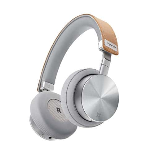 VONMÄHLEN - Wireless Concert One Bluetooth Kopfhörer On-Ear in Silber – Reise-Case, Micro-USB, Aux Kabel, Kabelmanagement - Design Kopfhörer kabellos