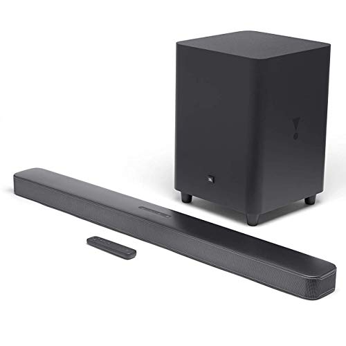 JBL Bar 5.1 Surround ÔøΩ Sound Bar mit Subwoofer in Schwarz ÔøΩ Mit MultiBeam-Technologie, Chromecast & Airplay 2
