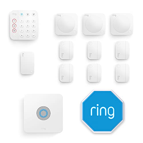 Ring Alarm-Set - XL mit Außensirene | Alarmanlage für Haus & Wohnung mit WLAN und Sensoren | Alarm-Benachrichtigungen direkt auf dein Smartphone | haustierfreundlich | Alexa-kompatibel