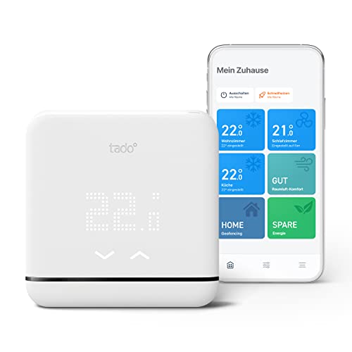 tado° Smarte Klimaanlagensteuerung V3+ - Klimaanlage jederzeit digital steuern per App - optimales Raumklima - Energie sparen - Einfache Installation - kompatibel mit Alexa, Siri & Google Assistant