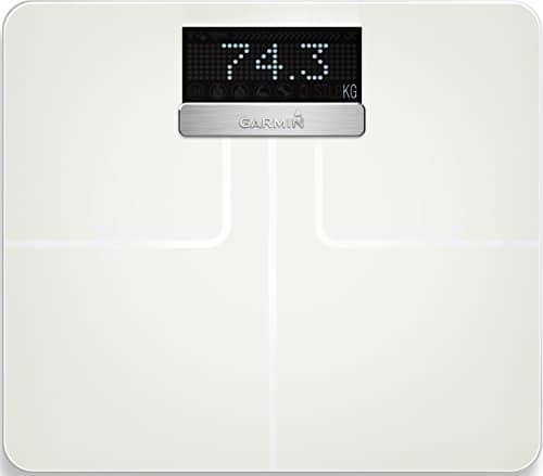 Garmin Index Körperanalysewaage, Gewichts und Körperanalysen, BMI, Körperfett, ANT+/Bluetooth Kompatibilität, 010-01591-11