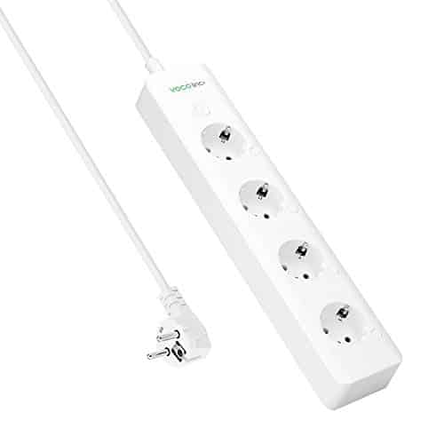 VOCOlinc Smart Steckdose Smarte WiFi Plug Funktionieren mit HomeKit (iOS13 or +) Alexa & Google Assistant Energieüberwachung Timer Kein Hub erforderlich 10A 2300W 2.4GHz (1 Pack)