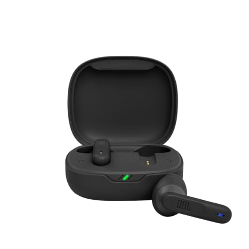 JBL Wave 300 TWS True-Wireless In-Ear Bluetooth-Kopfhörer - Schwarz – Kabellose Ohrhörer mit integriertem Mikrofon – Musik Streaming bis zu 26 Stunden – Inkl. Ladecase