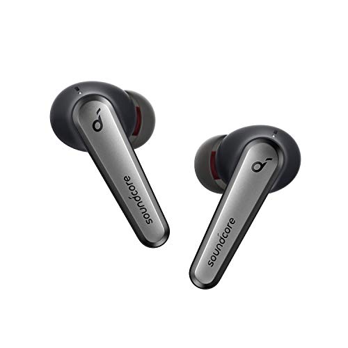 soundcore by Anker Liberty Air 2 Pro Bluetooth Kopfhörer, Aktive Noise Cancelling Geräuschunterdrückung, PureNote Technologie, LDAC, 6 Mikrofone, 26 Std. Akku, Bluetooth 5, Kabelloses Laden(Onyx)