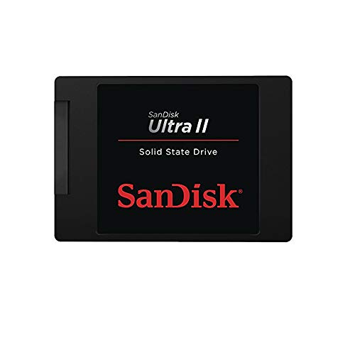 SanDisk Ultra II Interne SSD 500GB Sata III 2,5 Zoll bis zu 545 MB/Sek.
