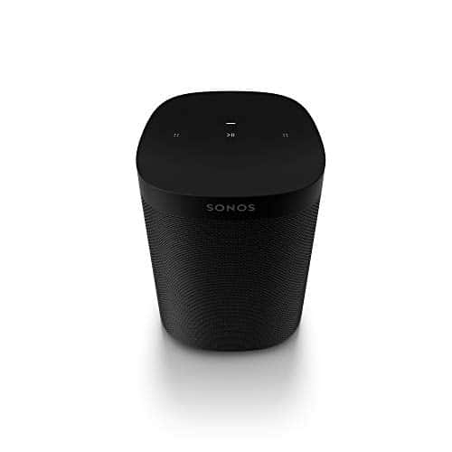 Sonos One SL All-In-One Smart Speaker (Kraftvoller WLAN Lautsprecher mit App Steuerung und AirPlay 2 - Multiroom Speaker für unbegrenztes Musikstreaming) schwarz
