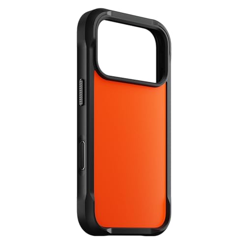 NOMAD Rugged Case | für iPhone 17 Pro |Schutzhülle aus Polycarbonat mit TPU-Bumper | Matte PET-Rückseite | MagSafe-kompatibel | Ultra Orange
