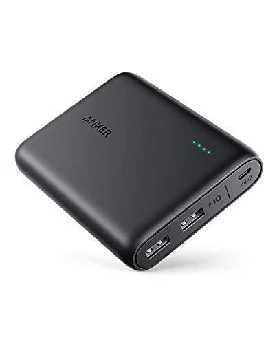 Anker PowerCore 13000mAh Powerbank Externer Akku 2-Port 3A mit PowerIQ und Voltage Boost Technologie für iPhone XS Max/XR/XS/X/8/8Plus/7/6s/6, Samsung Galaxy S8 und weitere Smartphones