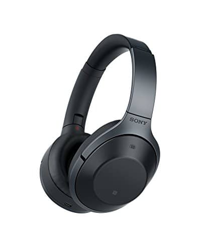 Sony MDR-1000X kabelloser High-Resolution Kopfhörer (Noise Cancelling, Sense Engine, NFC, Bluetooth, bis zu 20 Stunden Akkulaufzeit) schwarz