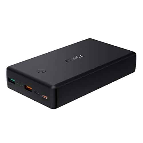 AUKEY Power Delivery Powerbank 26500mAh mit USB C, PD Quick Charge 3.0 Externer Akku für MacBook, iPad, iPhone XS/XS Max/ 8/7/ Plus, iPad, Samsung S9/ S9+ und mehr