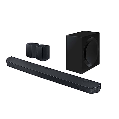 Samsung Soundbar HW-Q990C/ZF - Dolby Atmos Wireless, Q-Symphony Gen II, 11.1.4 Kanäle, SpaceFit Sound+ und Sprachassistenten kompatibel