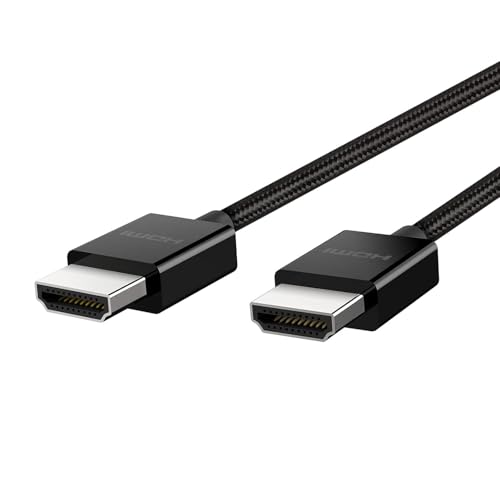 Belkin Ultra HD-Highspeed-HDMI-Kabel (2018, 2 m-4K-HDMI-Kabel, unterstützt 4K/120 Hz und 8K/60 Hz, Dolby Vision-/HDR 10-kompatibel, 48 Gbit/s)