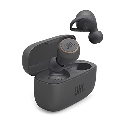 JBL LIVE 300 TWS In-Ear Bluetooth Kopfhörer - Schwarz – True Wireless Ohrhörer mit Freisprecheinrichtung – Bis zu 6 Stunden Akkulaufzeit mit einer Ladung – Inkl. Ladecase
