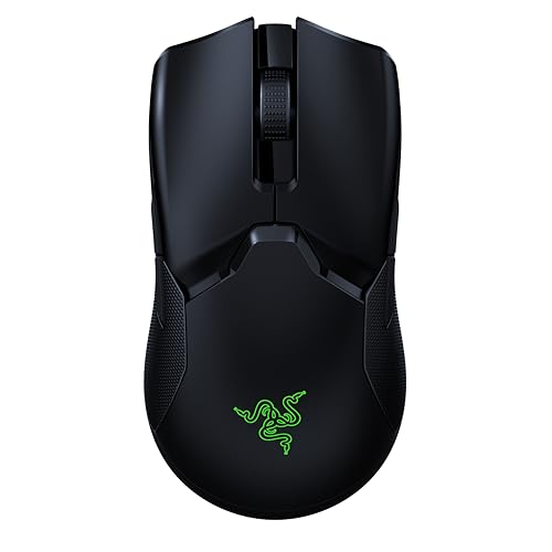 Razer Viper Ultimate - Beidhändige Esports-Gaming-Maus mit Drahtloser HyperSpeed-Technologie (Focus+ 20K Optischer Sensor, 74g Leicht, RGB Chroma) Schwarz