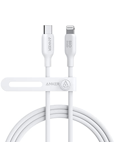 Anker USB-C auf Lightning Kabel, 541 Kabel, MFi zertifiziert, Bio Schnellladekabel für iPhone 14 14 Pro 14 Pro Max 13 13 Pro 12 11 X XS XR 8 Plus (Ohne Netzteil)