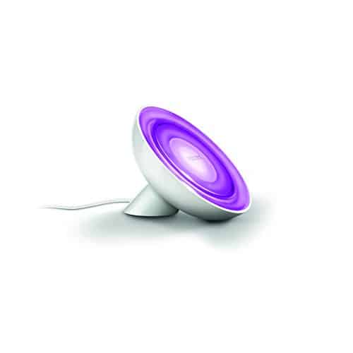 Philips Hue LivingColors LED Tischleuchte Bloom, Erweiterung für alle Hue Starter Sets, dimmbar, bis zu 16 Millionen Farben, steuerbar via App, kompatibel mit Amazon Alexa (Echo, Echo Dot)