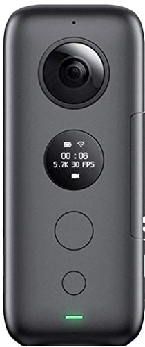 Insta360 ONE X 360 Panoramic Action Camera, 5.7K Video 18MP Photos, with Flowstate Stabilization, Real Time WiFi Transfer (Official Built-in 32GB Memory Card Bundle, 32GB V30 MicroSDXC Included)
