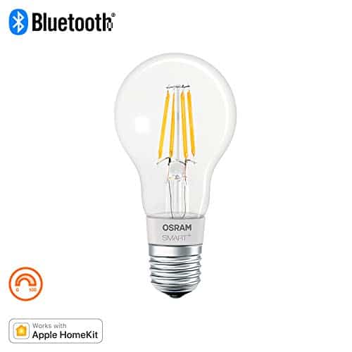 OSRAM SMART+ LED Filament, Bluetooth Lampe mit E27 Sockel, dimmbar, ersetzt 50W Glühbirne, warmweiß , Kompatibel mit Apple Homekit und LEDVANCE Smart+ App für Android
