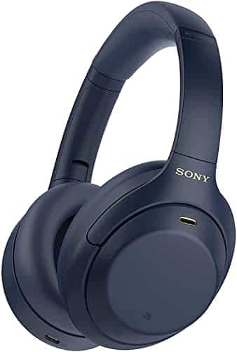 Sony WH-1000XM4 kabellose Bluetooth Noise Cancelling Kopfhörer (30h Akku, Touch Sensor, Schnellladefunktion, optimiert für Amazon Alexa, Headset mit Mikrofon) Midnight Blue