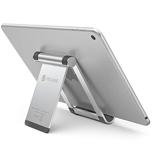 Syncwire Verstellbare Tablet Halterung Handyhalterung - 4''-12,9'' Handyständer iPad Ständer Handyhalter Handy Halter für iPad Pro, Air, Mini, Apple iPhone, Samsung Tab, Surface, Huawei und Mehr