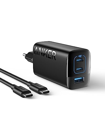 Anker USB C Ladegerät 67W, Anker 335 Hochleistungs-Netzteil mit PIQ 3.0, 3-Port Schnellladegerät, iPad ladegerät, PD Charger für iPhone 16/15 Serie, MacBook Pro, iPad, Galaxy, Pixel und mehr